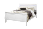 Charlie White Full Bed Group With Led - Lara FurnitureYouth Bedroom Set