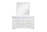 Charlie White Mirror - CHARLIE-WHITE-MR - Lara Furniture