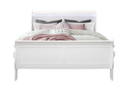 Charlie White Queen Bed Group With Led - Lara FurnitureBedroom Set