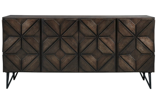 Chasinfield Dark Brown 72" TV Stand - Gate FurnitureTV Stand