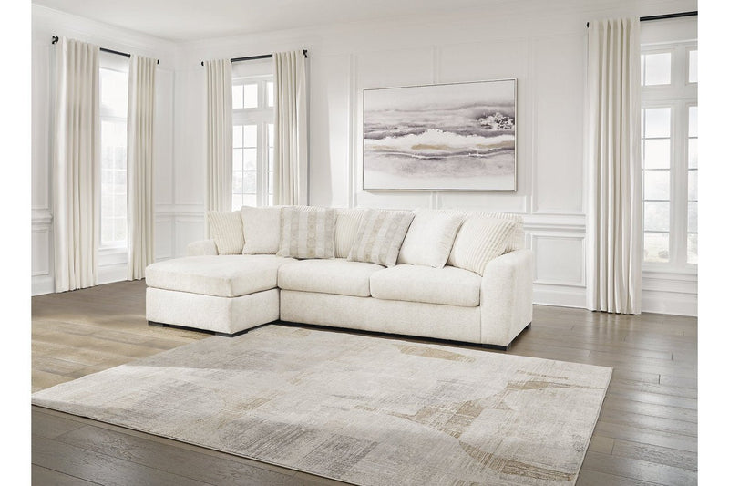 Chessington Ivory 2 - Piece LAF Chaise Sectional - Lara FurnitureSectional