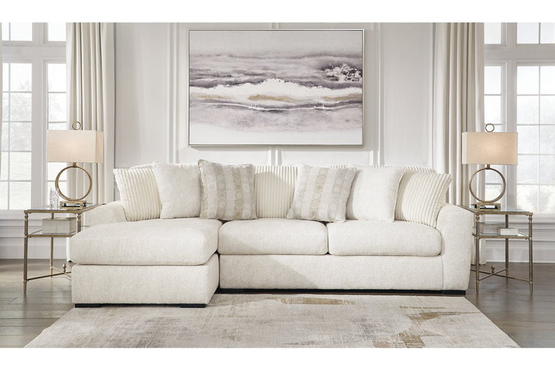 Chessington Ivory 2 - Piece LAF Chaise Sectional - Lara FurnitureSectional