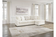 Chessington Ivory 2 - Piece RAF Chaise Sectional - Lara FurnitureSectional