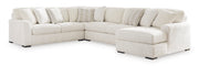 Chessington Ivory 4 - Piece RAF Chaise Sectional - Lara FurnitureSectional