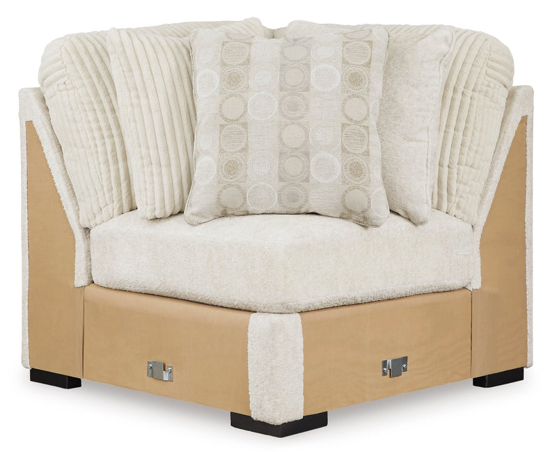 Chessington Ivory 4 - Piece RAF Chaise Sectional - Lara FurnitureSectional