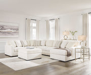 Chessington Ivory 4 - Piece RAF Chaise Sectional - Lara FurnitureSectional