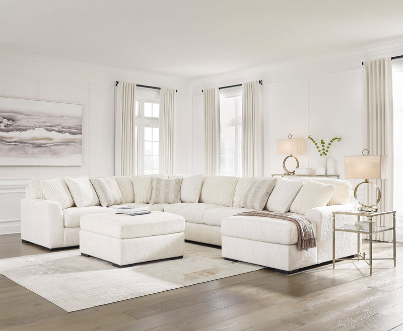 Chessington Ivory 4 - Piece RAF Chaise Sectional - Lara FurnitureSectional