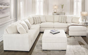 Chessington Ivory 4 - Piece RAF Chaise Sectional - Lara FurnitureSectional