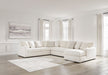 Chessington Ivory 4 - Piece RAF Chaise Sectional - Gate FurnitureSectional