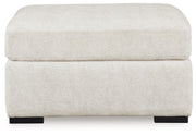 Chessington Ivory 4-Piece Sectional and Oversized Accent Ottoman - 61904U1