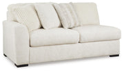 Chessington Ivory 4-Piece Sectional and Oversized Accent Ottoman - 61904U1