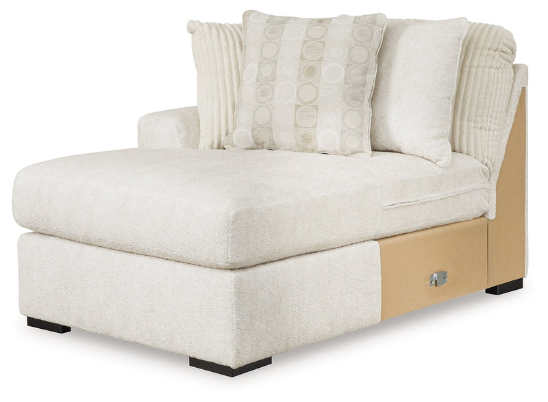 Chessington Ivory Left-Arm Facing Corner Chaise - 6190416