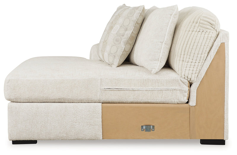 Chessington Ivory Left-Arm Facing Corner Chaise - 6190416