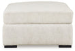 Chessington Ivory Oversized Accent Ottoman - 6190408