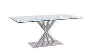 Chester White Dining Set - Lara FurnitureDining Room Set