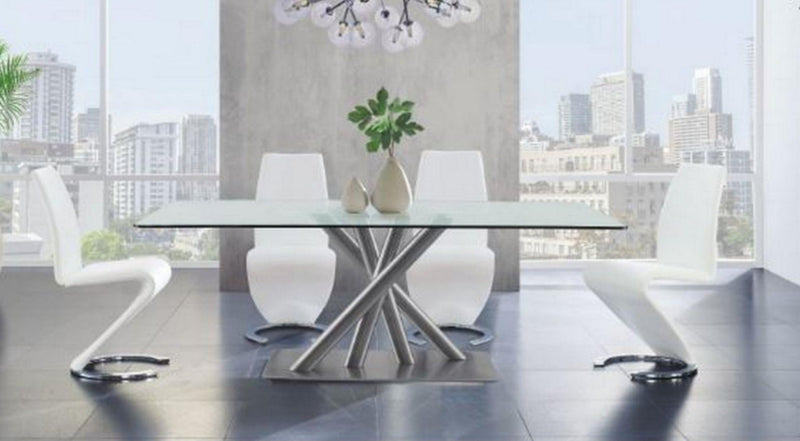Chester White Dining Set - Lara FurnitureDining Room Set