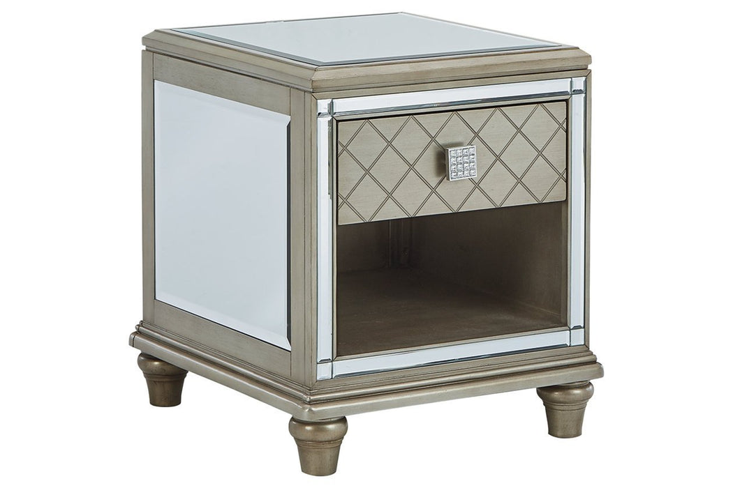 Chevanna Platinum End Table - Gate FurnitureEnd Table