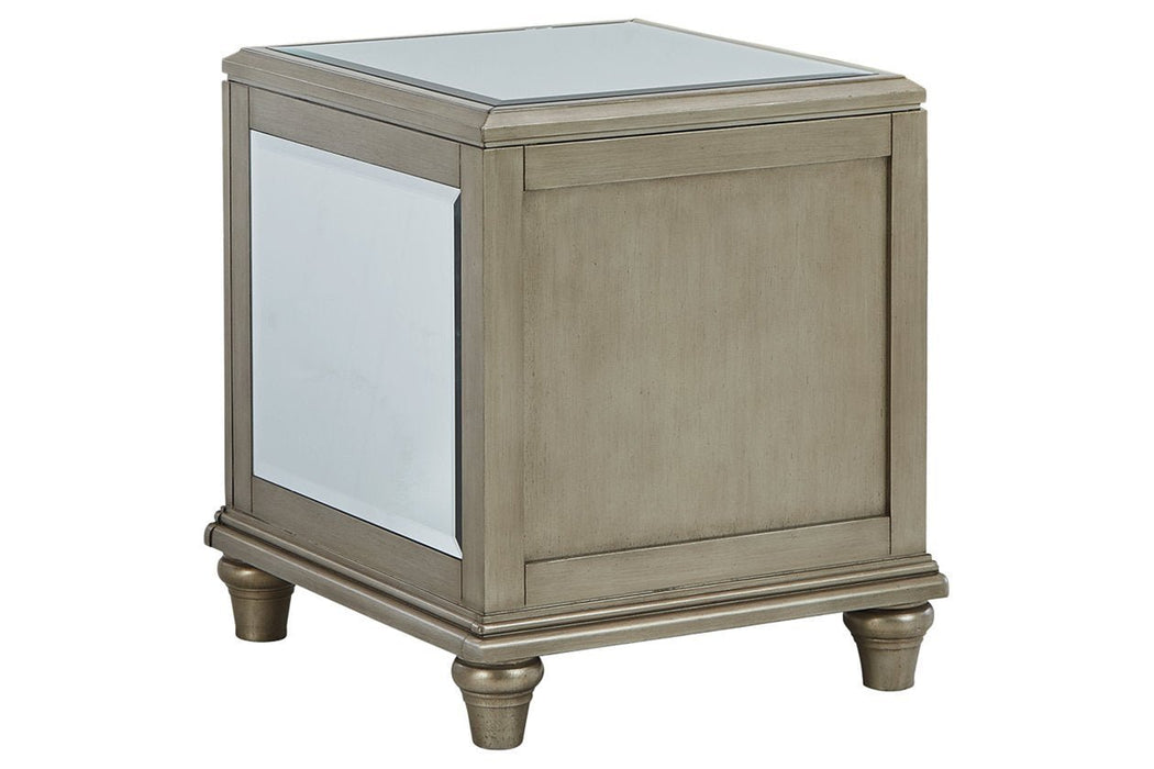 Chevanna Platinum End Table - Gate FurnitureEnd Table