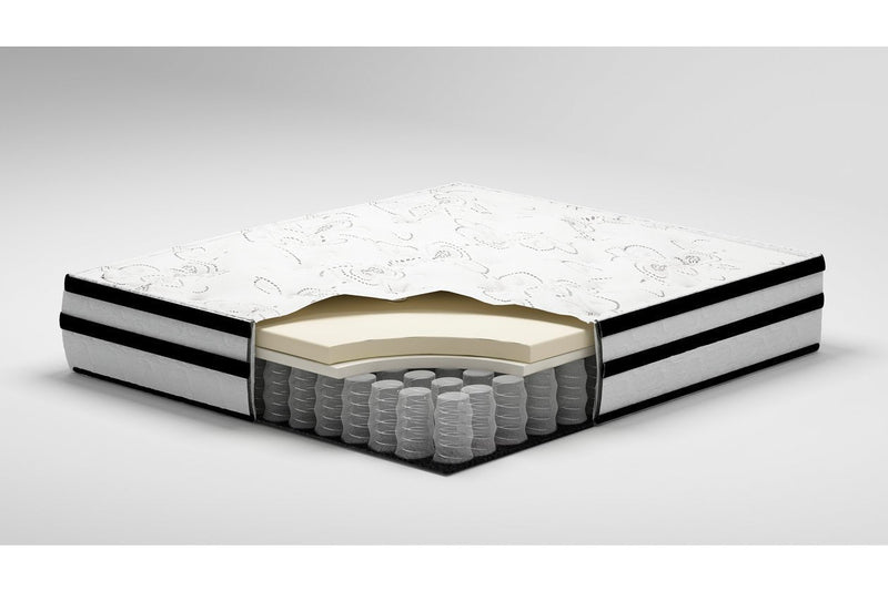 Chime 10 Inch Hybrid White Twin Mattress in a Box - Lara FurnitureTwin Mattress