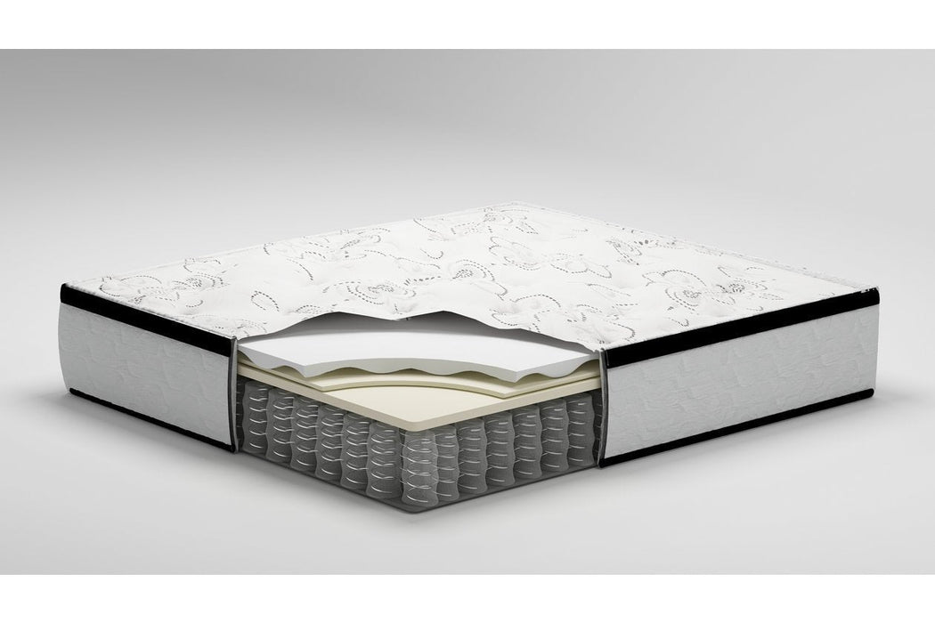 Chime 12 Inch Hybrid White Queen Mattress in a Box - Gate FurnitureQueen Mattress