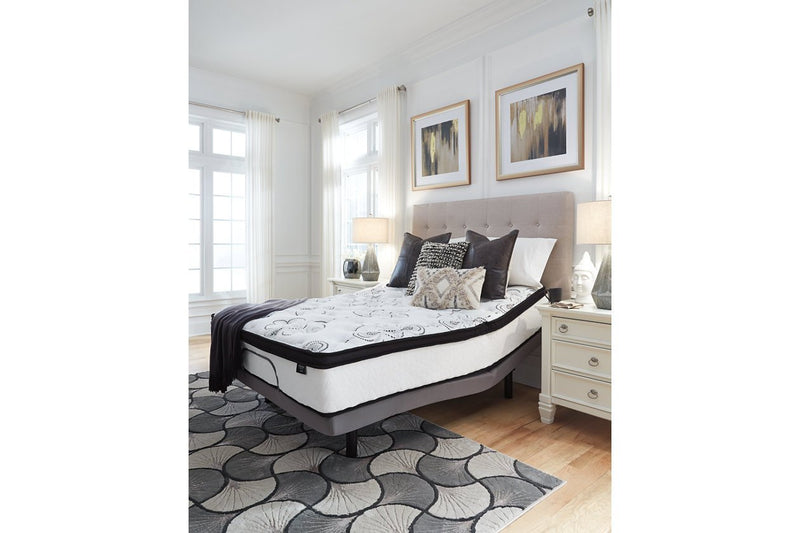 Chime 12 Inch Hybrid White Queen Mattress in a Box - Gate FurnitureQueen Mattress