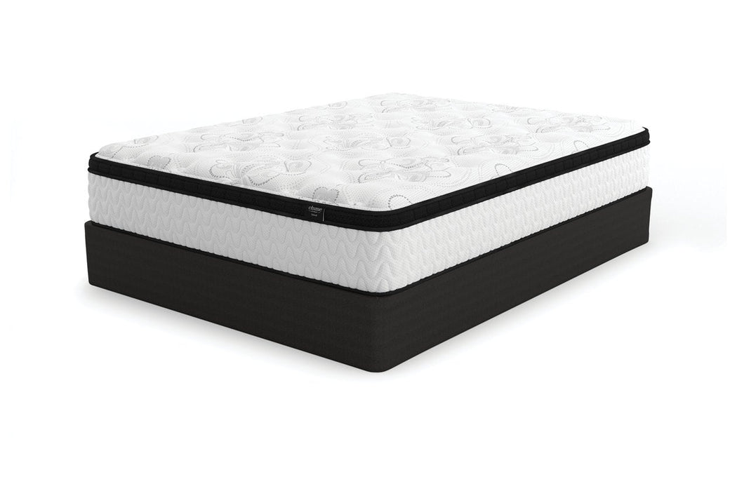 Chime 12 Inch Hybrid White Queen Mattress in a Box - Gate FurnitureQueen Mattress