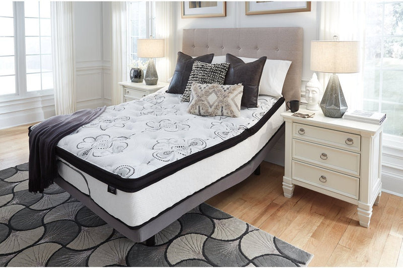 Chime 12 Inch Hybrid White Queen Mattress in a Box - Lara FurnitureQueen Mattress