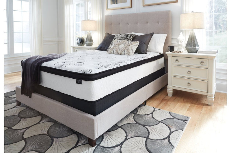 Chime 12 Inch Hybrid White Queen Mattress in a Box - Lara FurnitureQueen Mattress