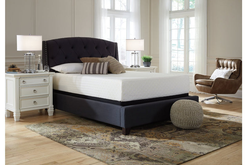 Chime 12 Inch Memory Foam White Queen Mattress in a Box - Lara FurnitureQueen Mattress