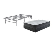 Chime 8 Inch Memory Foam Mattress with Foundation in White - PKG010299