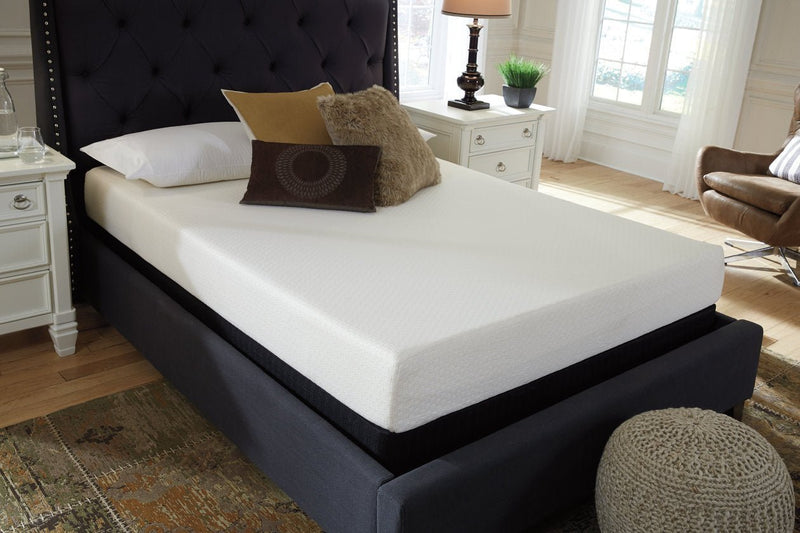 Chime 8 Inch Memory Foam White King Mattress in a Box - Lara FurnitureKing Mattress
