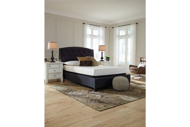 Chime 8 Inch Memory Foam White Queen Mattress in a Box - Lara FurnitureQueen Mattress