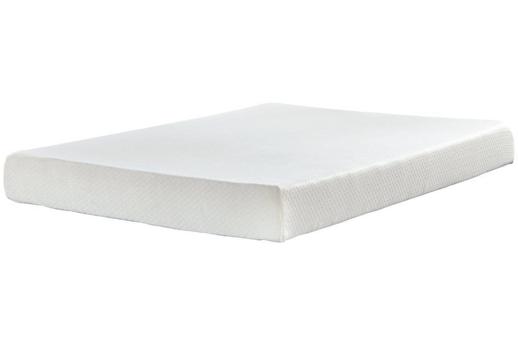 Chime 8 Inch Memory Foam White Queen Mattress in a Box - Gate FurnitureQueen Mattress