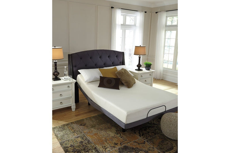 Chime 8 Inch Memory Foam White Queen Mattress in a Box - Lara FurnitureQueen Mattress