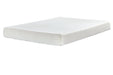 Chime 8 Inch Memory Foam White Queen Mattress in a Box - Gate FurnitureQueen Mattress