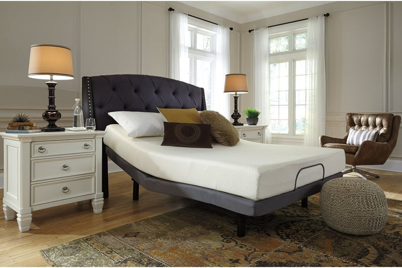 Chime 8 Inch Memory Foam White Queen Mattress in a Box - Lara FurnitureQueen Mattress