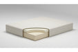 Chime 8 Inch Memory Foam White Twin Mattress in a Box - Gate FurnitureTwin Mattress