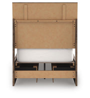 Chirason Twin Panel Bed with Storage, Dresser and Mirror - PCB3367B30