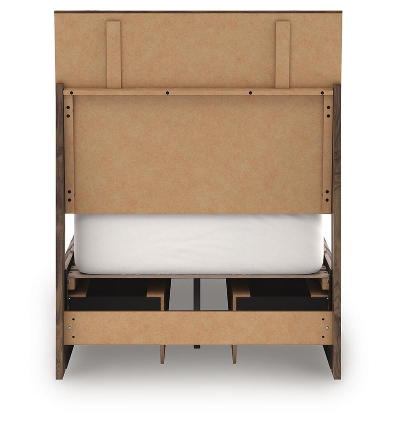 Chirason Twin Panel Bed with Storage, Dresser and Mirror - PCB3367B30