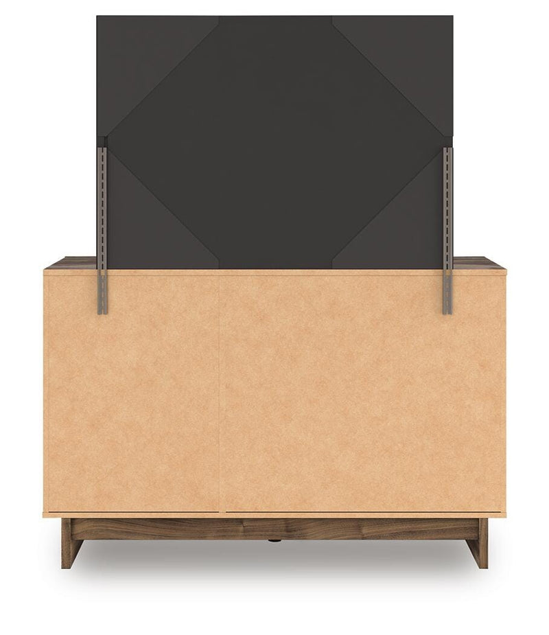 Chirason Twin Panel Platform Bed, Dresser and Mirror - PCB3367B24