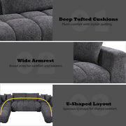 Chosen Sectional Sofa w/6 Pillows - LV02840