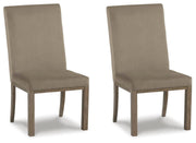 Chrestner Gray/Brown Dining Chair (Set of 2) - D983-01X2
