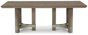 Chrestner Gray Dining Table and 6 Chairs - D983D5
