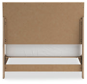 Cielden Full Panel Bed with Mirrored Dresser, Chest and 2 Nightstands in Two-tone - PKG018924
