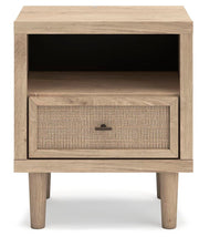 Cielden Queen Upholstered Bed with Roll Slats, Dresser, Mirror, Chest and Nightstand in Soft Gray - PKG022908