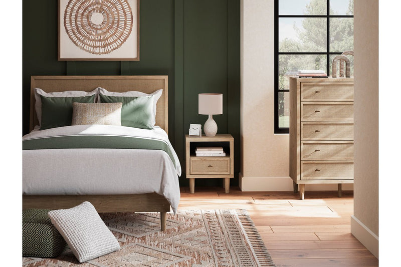 Cielden Two - tone Queen Platform Bed - Lara FurnitureQueen Bed