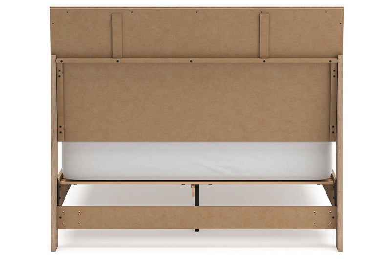 Cielden Two - tone Queen Platform Bed - Lara FurnitureQueen Bed