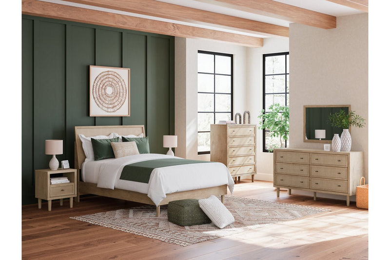 Cielden Two - tone Queen Platform Bed - Lara FurnitureQueen Bed