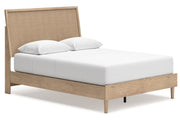 Cielden Two - tone Queen Platform Bed - Lara FurnitureQueen Bed