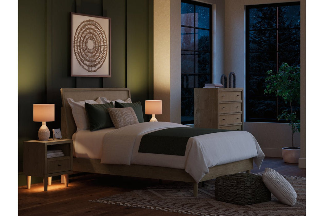 Cielden Two - tone Queen Platform Bed - Gate FurnitureQueen Bed